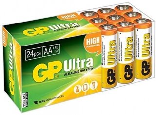 GP Ultra Alkaline AA 24'lü Kalem Pil kullananlar yorumlar